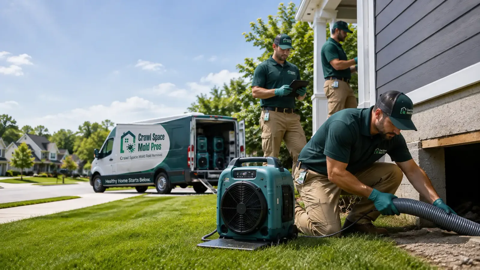 Crawl Space Mold Removal in Mission, KS